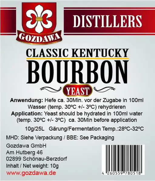  Kentucky Bourbon kvasnice 10g