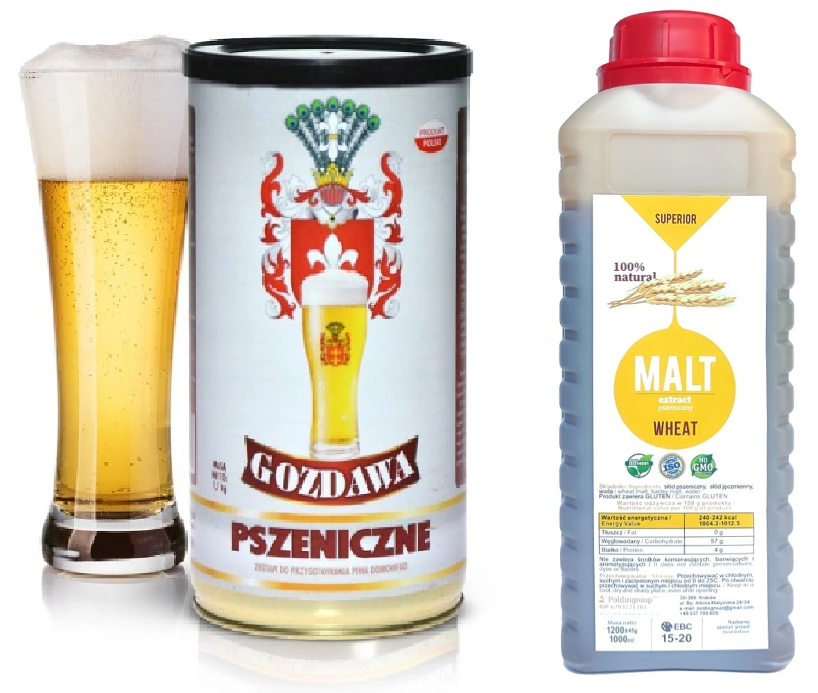  Mladinový koncentrát  Pšeničné Pivo  "WEIZEN" + Sladový výťažok