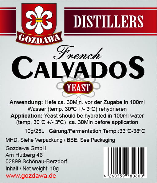 French Calvados 10g