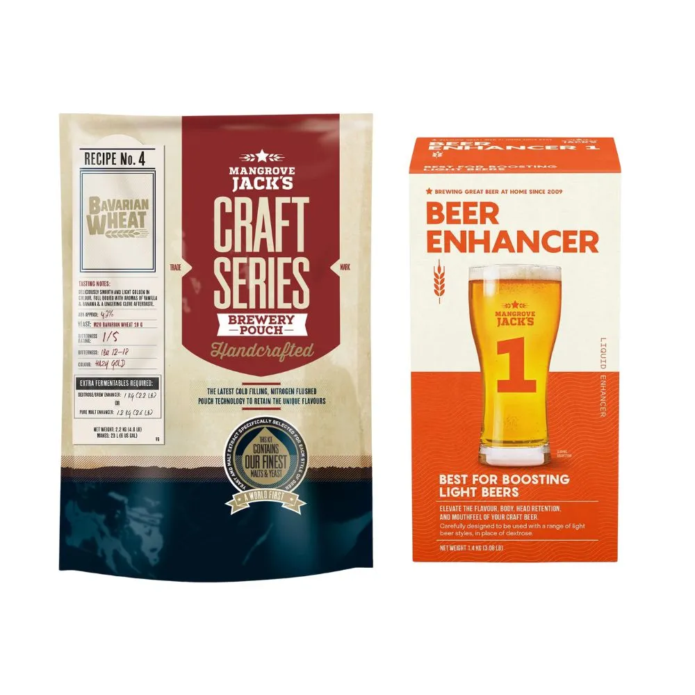  Mangrove Jack´s Bavarian Wheat 2,2 kg + Enhancer 1